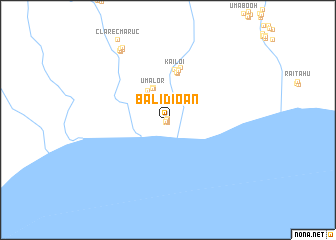 map of Balidioan