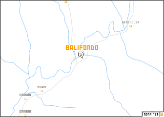 map of Balifondo