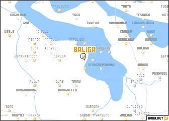 map of Baliga