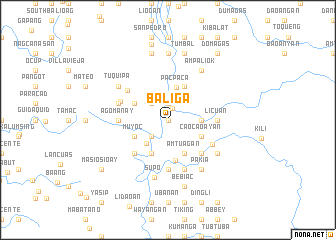 map of Baliga