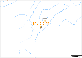 map of Baligidian