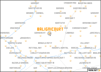 map of Balignicourt