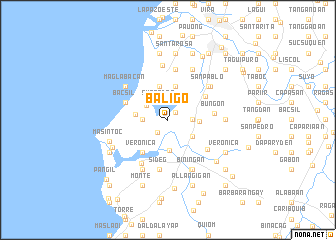 map of Baligo