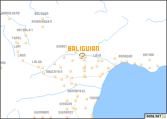 map of Baliguian