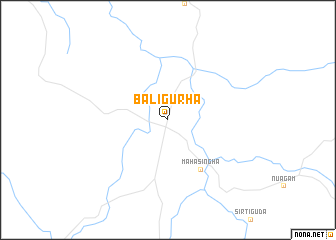 map of Bāligurha