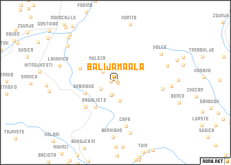 map of Balija Maala