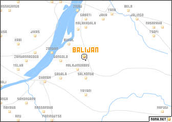 map of Balijan