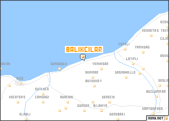 map of Balıkçılar