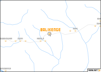 map of Balikengé