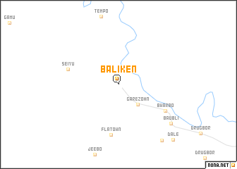 map of Baliken