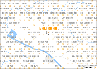 map of Bālikhān