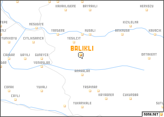 map of Balıklı