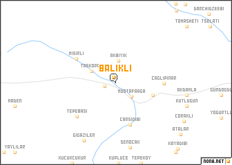 map of Balıklı