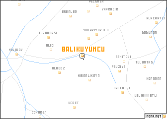 map of Balıkuyumcu