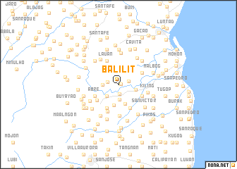 map of Balilit