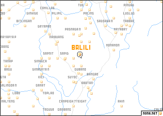 map of Balili