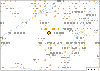 map of Balīl Kūh