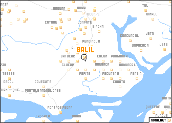 map of Balil