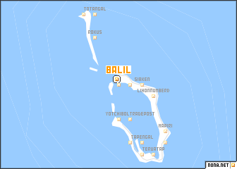 map of Balil