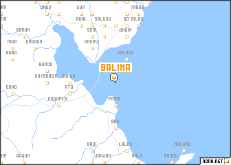 map of Balima