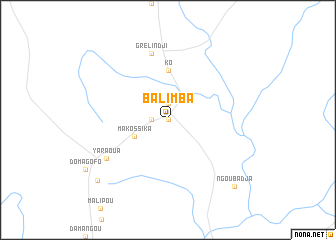 map of Balimba