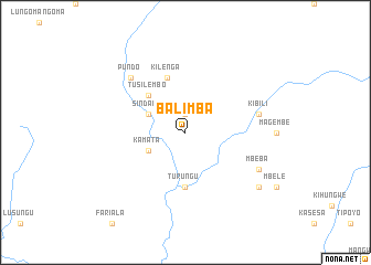 map of Balimba