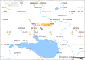 map of Balinava