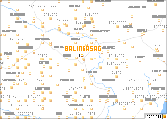 map of Baliñgasag