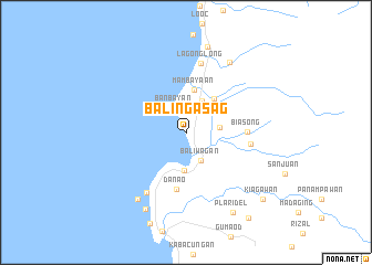 map of Balingasag