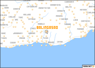 map of Balingasao