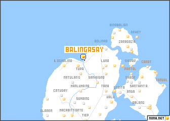 map of Balingasay