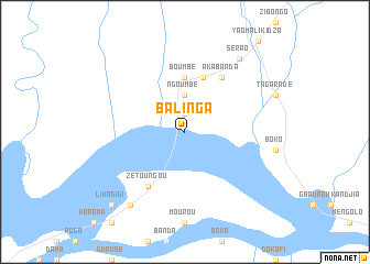 map of Balinga