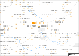 map of Balingen