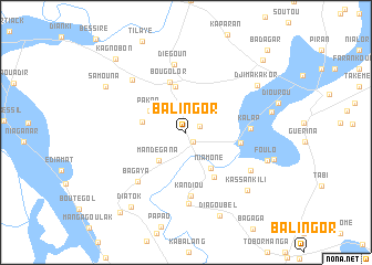 map of Balingor