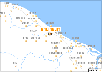 map of Balinguit