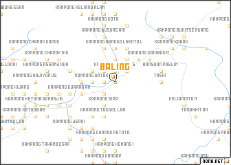 map of Baling