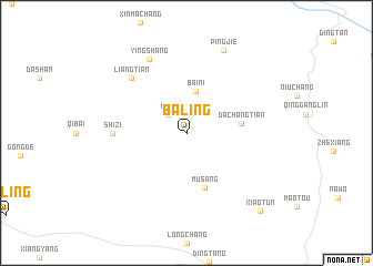 map of Baling