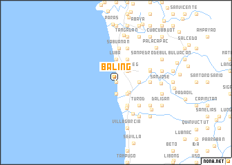 map of Baling