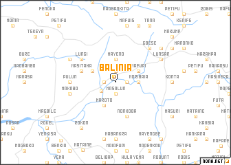 map of Balinia