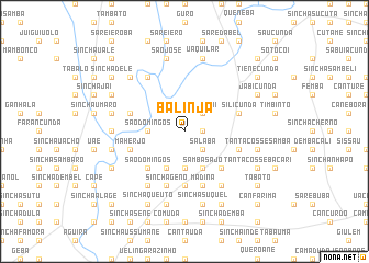 map of Balinjã