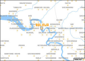map of Balinjã