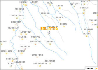 map of Balintad