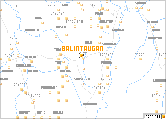 map of Balintaugan