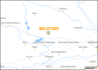 map of Balintore