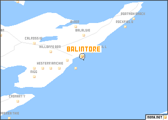 map of Balintore