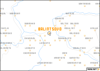 map of Balintsovo