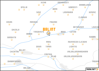 map of Balinţ