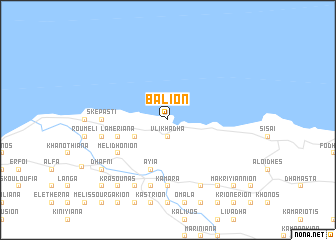 map of Balíon