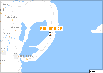 map of Balıqçılar