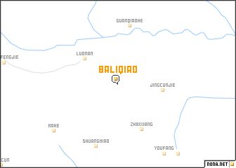 map of Baliqiao